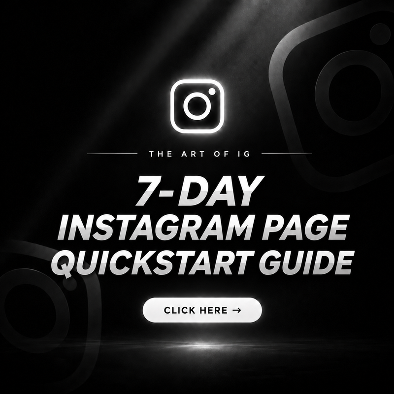 Instagram Quickstart Guide